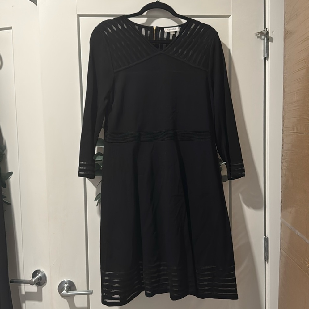 Black Calvin Klein dress